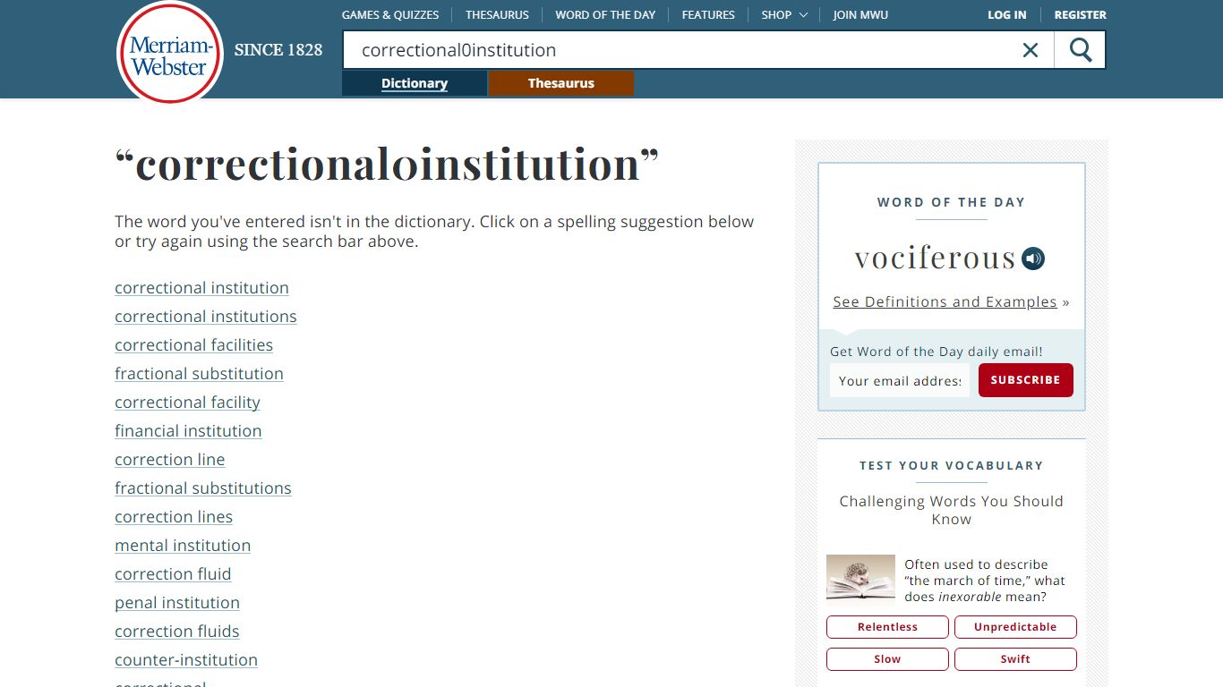 Correctional institution Definition & Meaning - Merriam-Webster